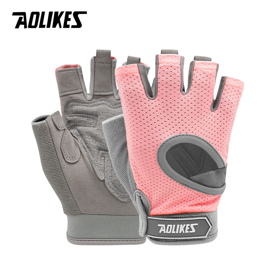 Crossfit Workout Gear - AOLIKES 1 زوج قفازات الصالة الرياضية
