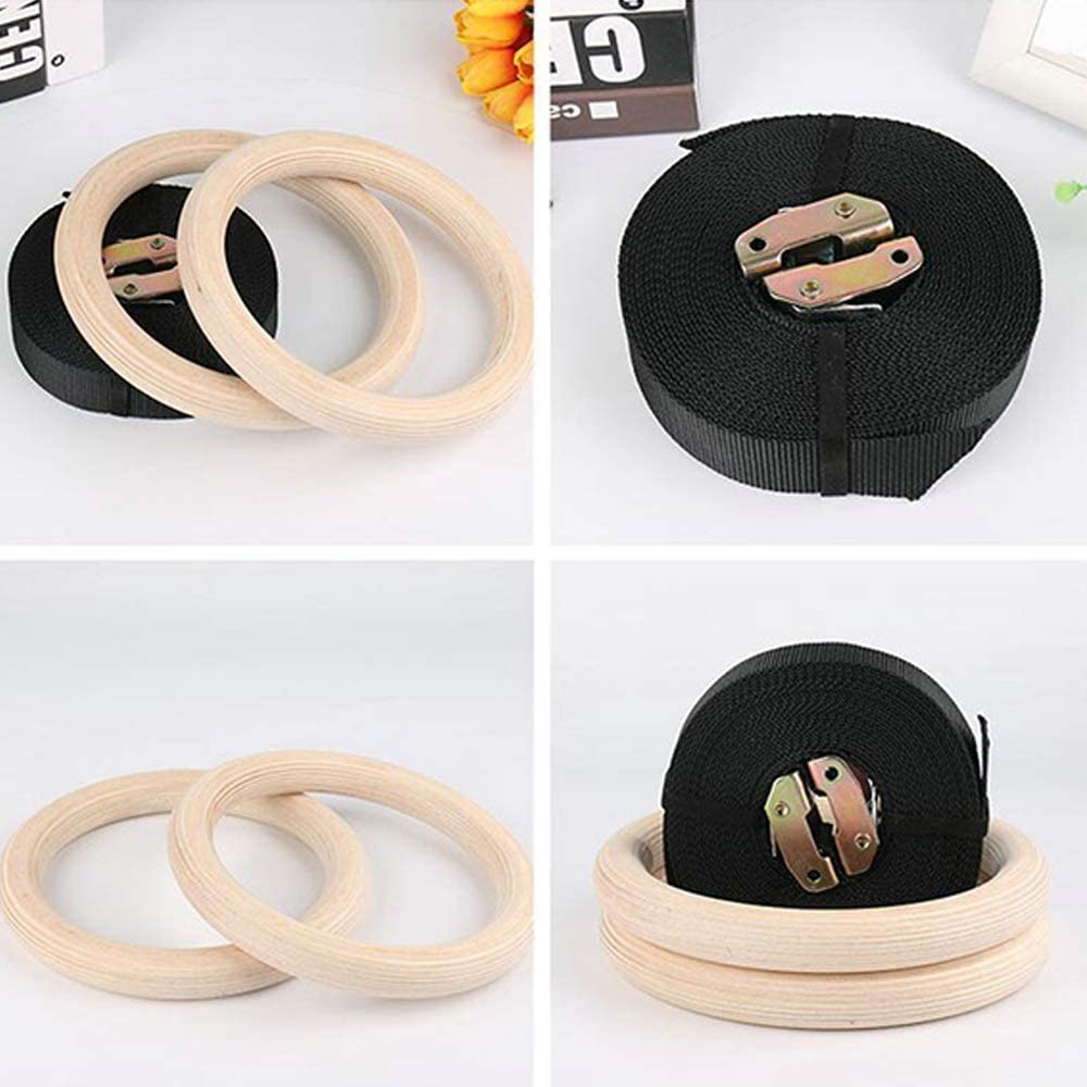 28/32 مللي متر اللياقة البدنية - مراجعة Gymnastic Ring Wood وسعره