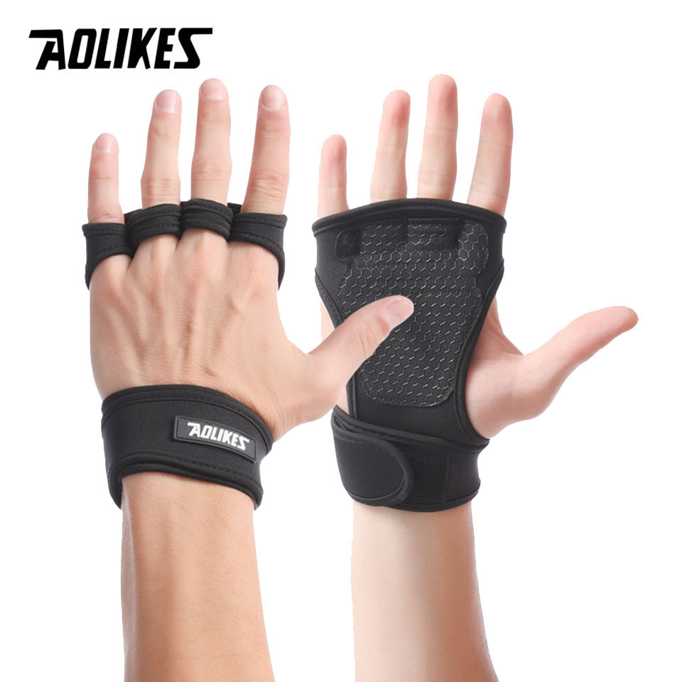 AOLIKES قفازات رفع الأثقال الت - مراجعة Crossfit Workout Gear وسعره